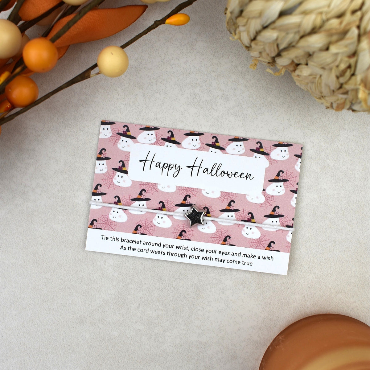 CLEARANCE - Happy Halloween Wish Bracelet (7)