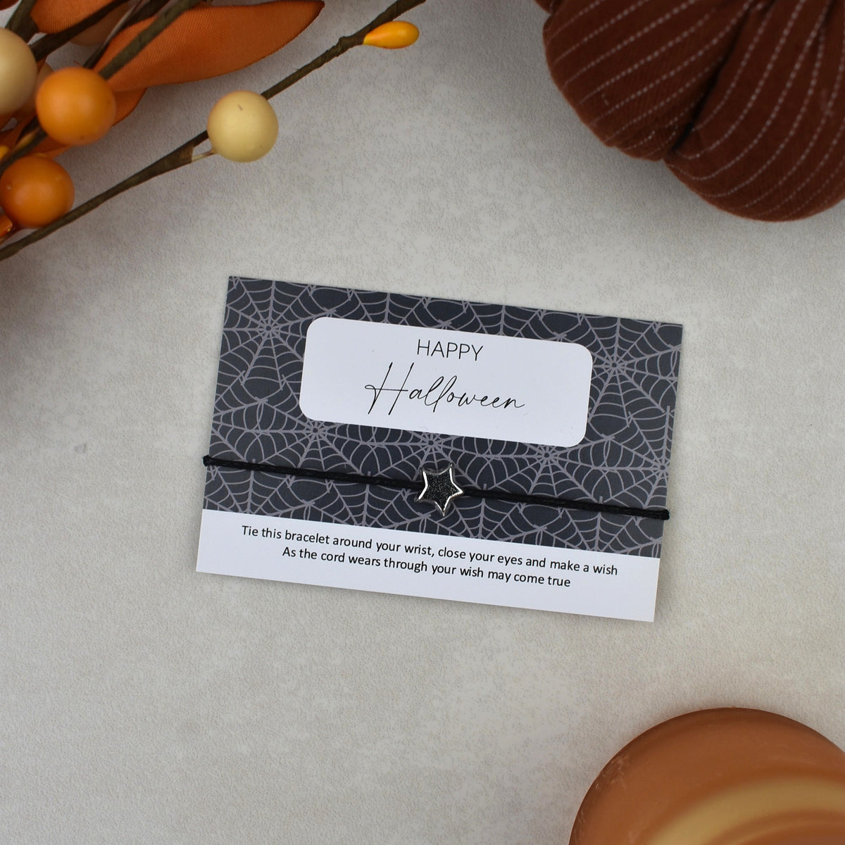 CLEARANCE - Happy Halloween Wish Bracelet (6)