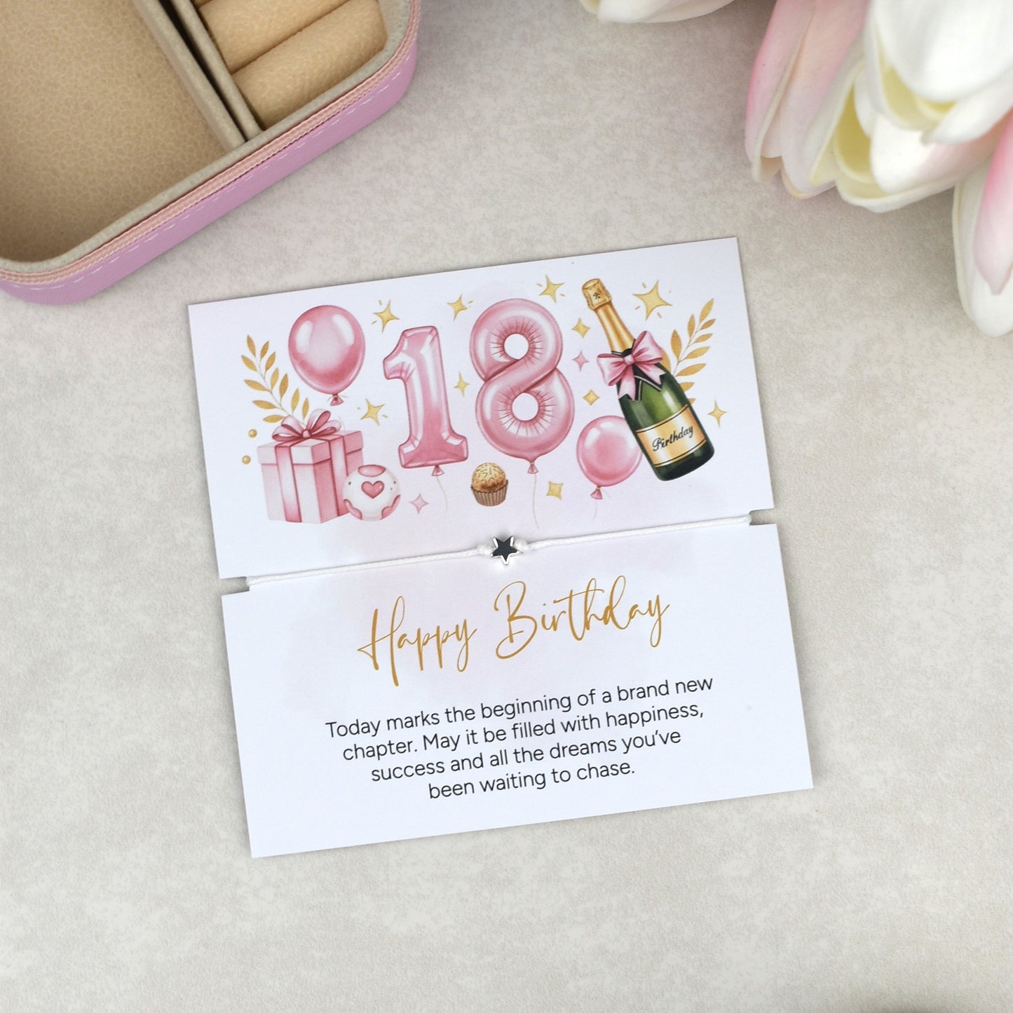 18th Birthday Bracelet | Happy Birthday Gift for Her