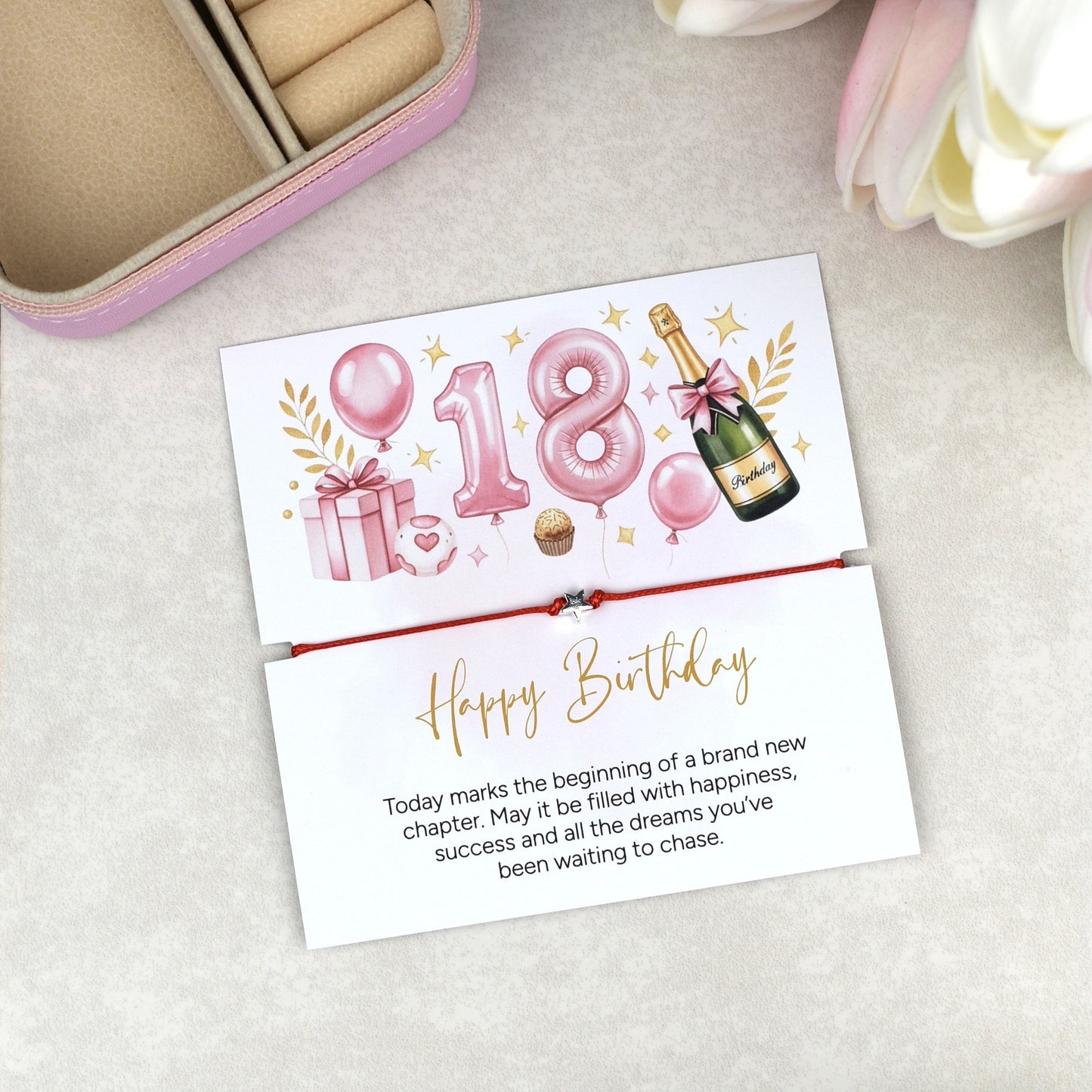 18th Birthday Bracelet | Happy Birthday Gift for Her