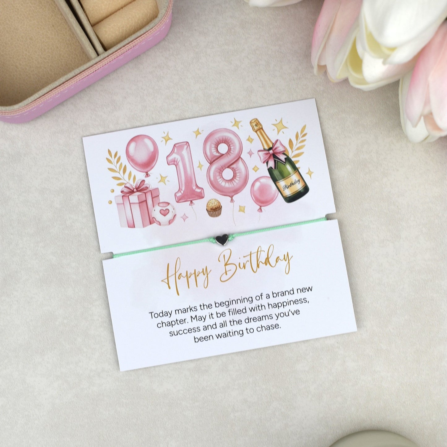 18th Birthday Bracelet | Happy Birthday Gift for Her