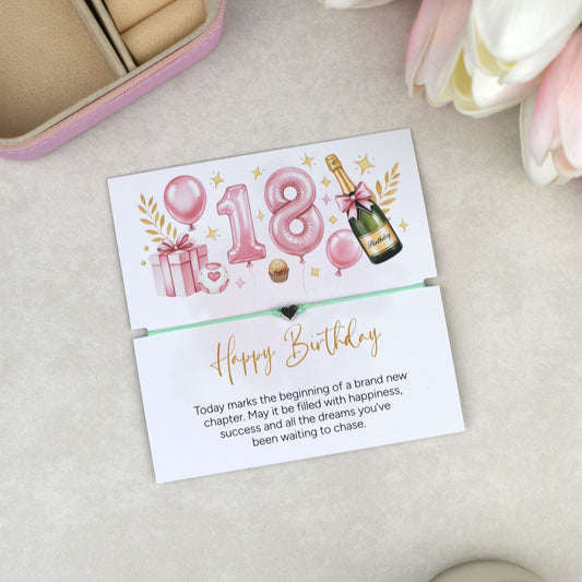 18th Birthday Bracelet | Happy Birthday Gift for Her