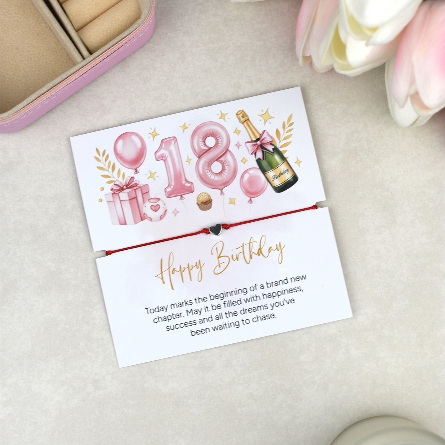 18th Birthday Bracelet | Happy Birthday Gift for Her