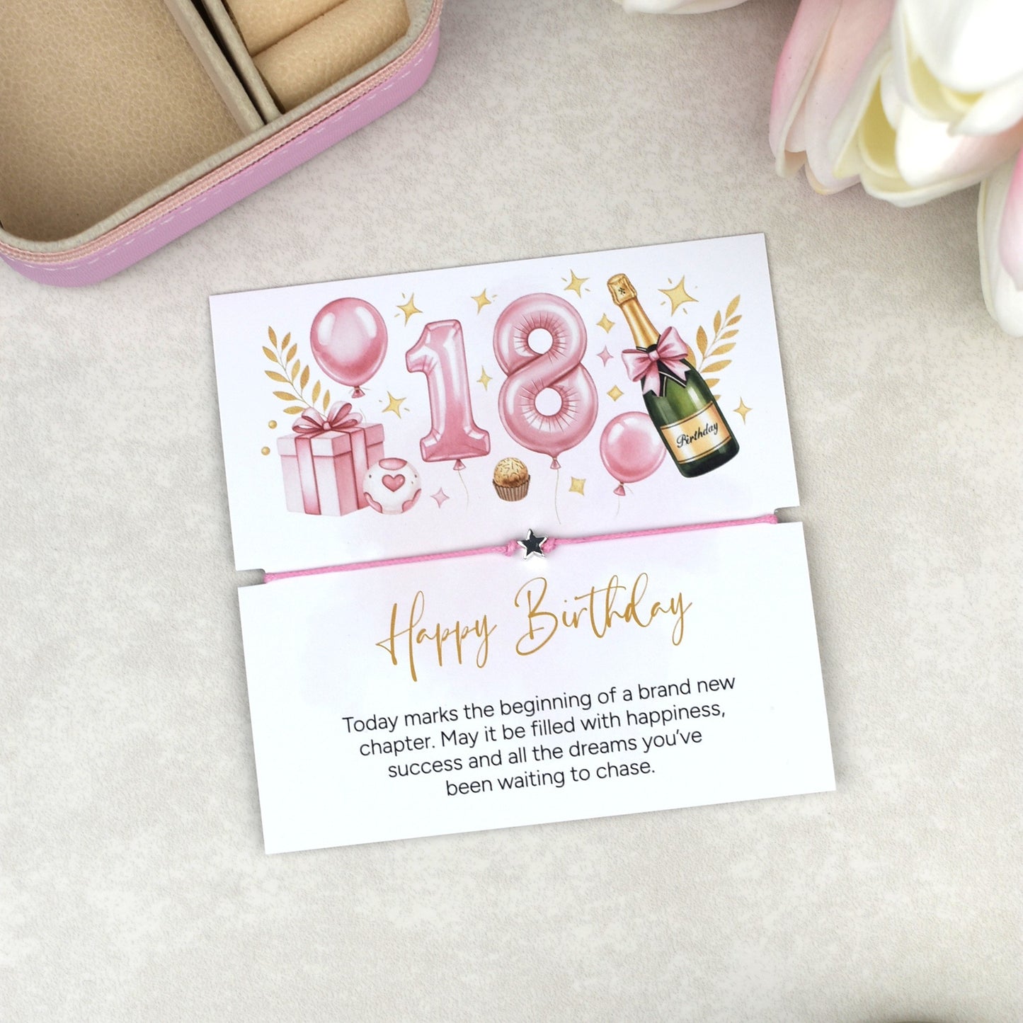 18th Birthday Bracelet | Happy Birthday Gift for Her
