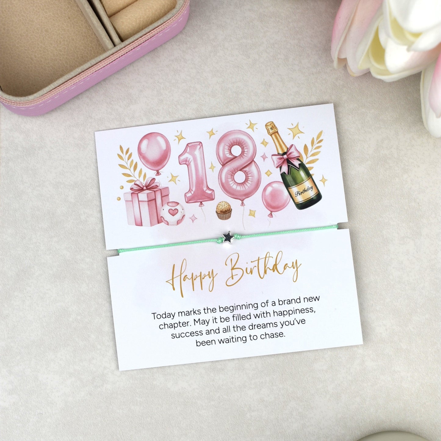 18th Birthday Bracelet | Happy Birthday Gift for Her