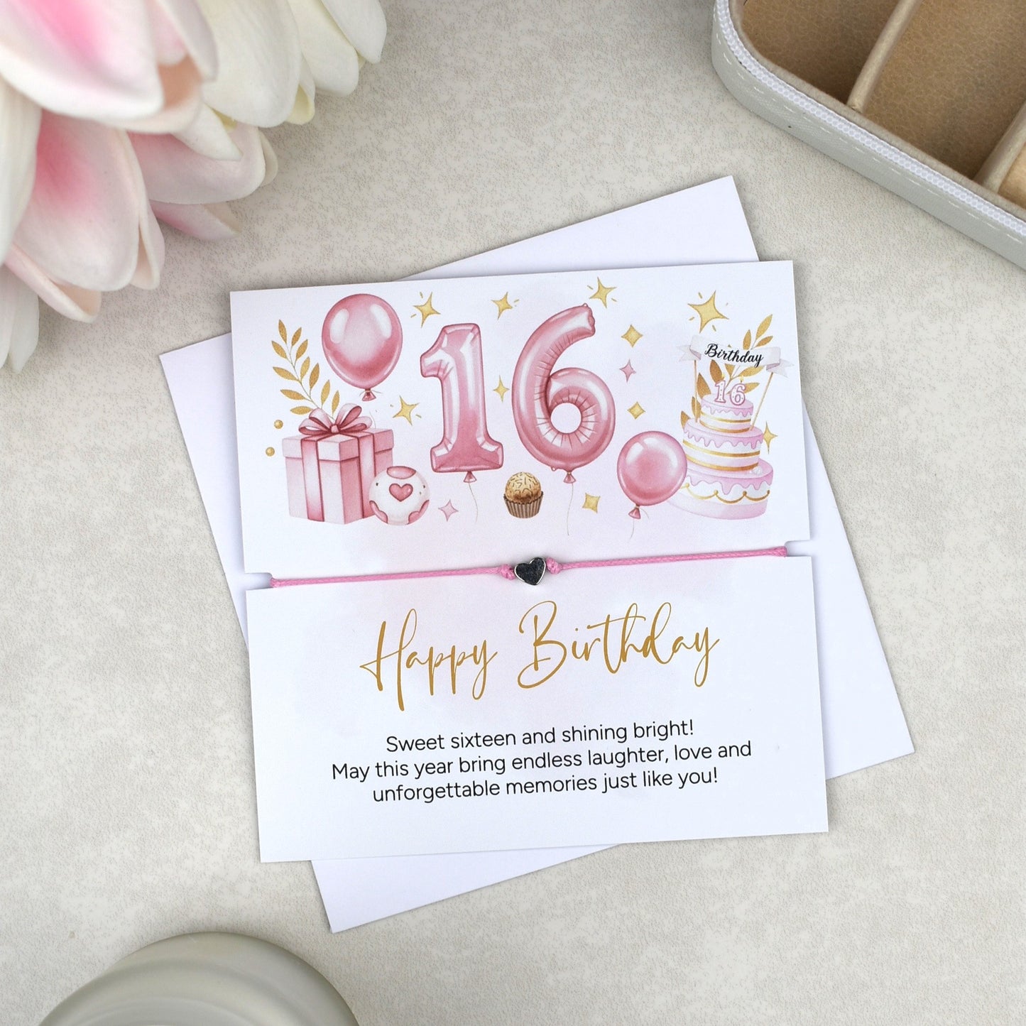 Happy 16th Birthday Bracelet |Teen Girl Gift