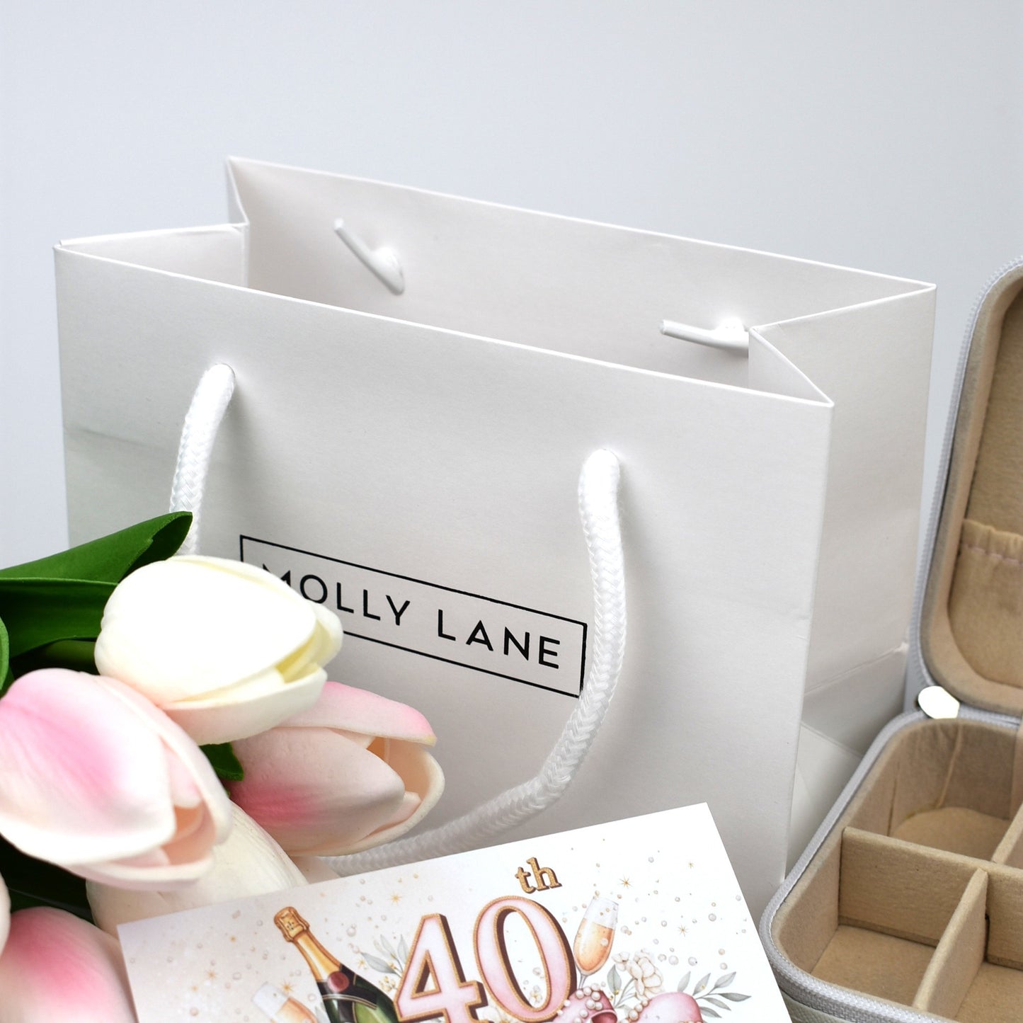 Happy 40th Birthday Bracelet Gift | Forty & Fabulous Milestone Jewellery for Her