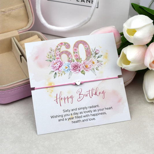 Happy Birthday to my amazing Auntie bracelet, sentimental Aunt birthday jewellery gift with meaningful message and elegant design