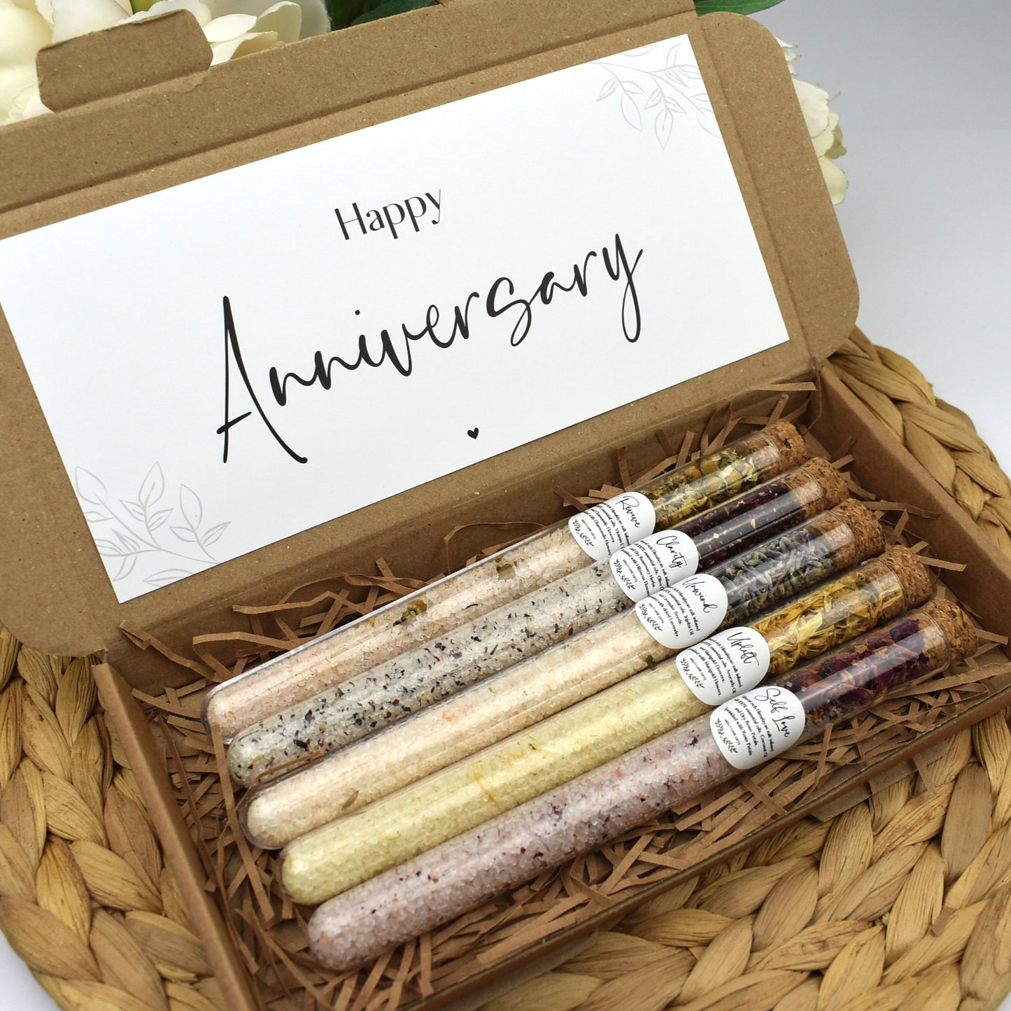 Happy Anniversary Bath Salt Gift Set