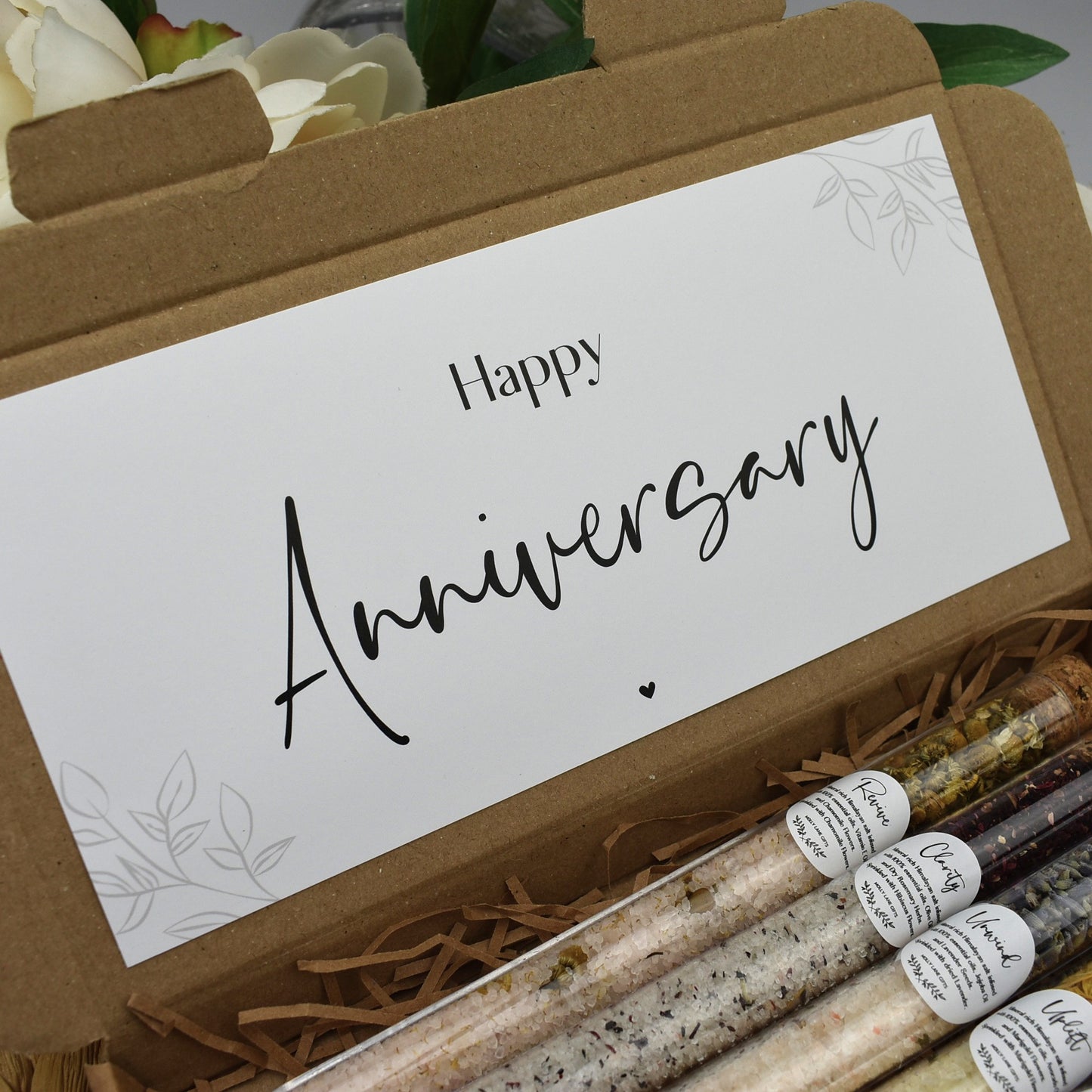 Happy Anniversary Bath Salt Gift Set