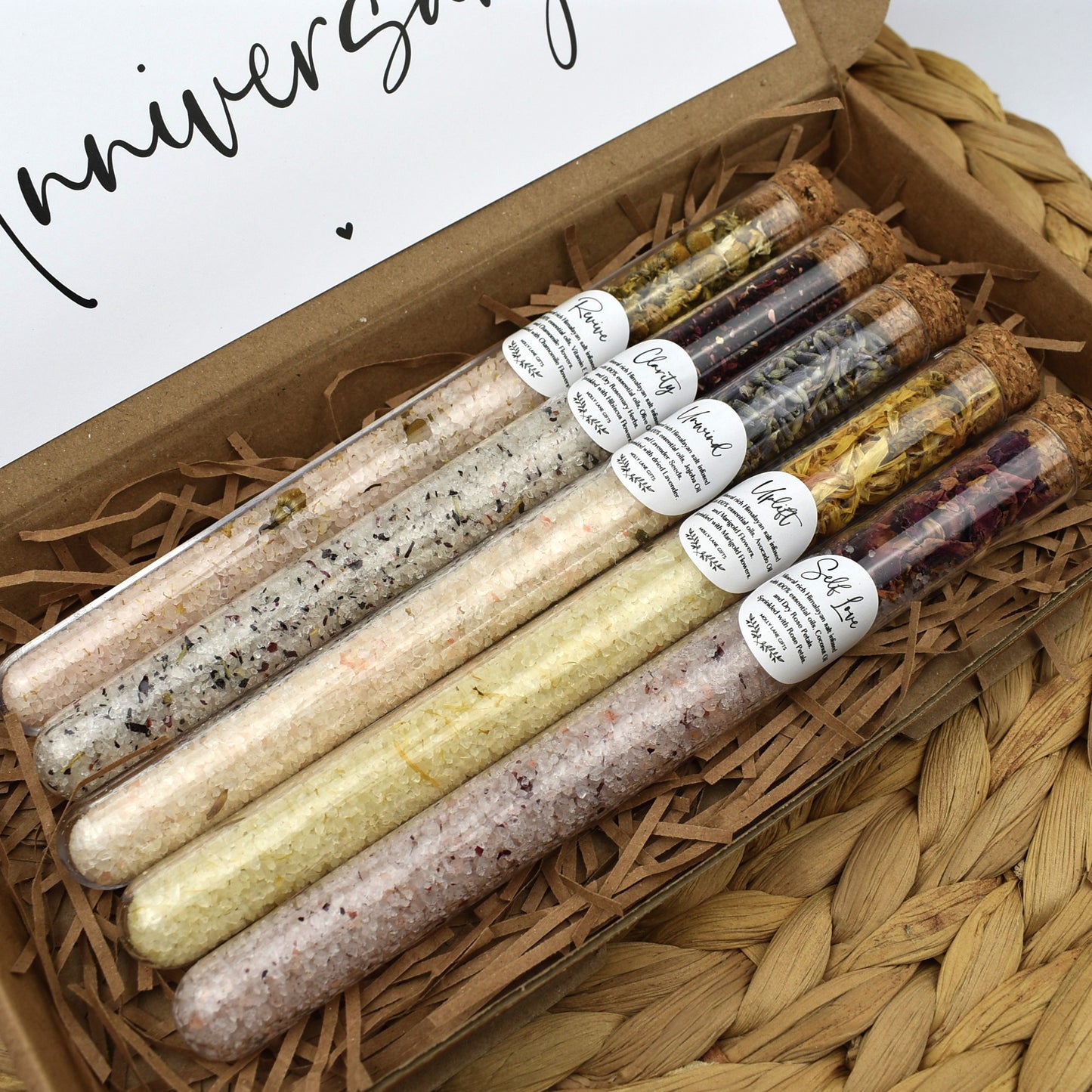 Happy Anniversary Bath Salt Gift Set