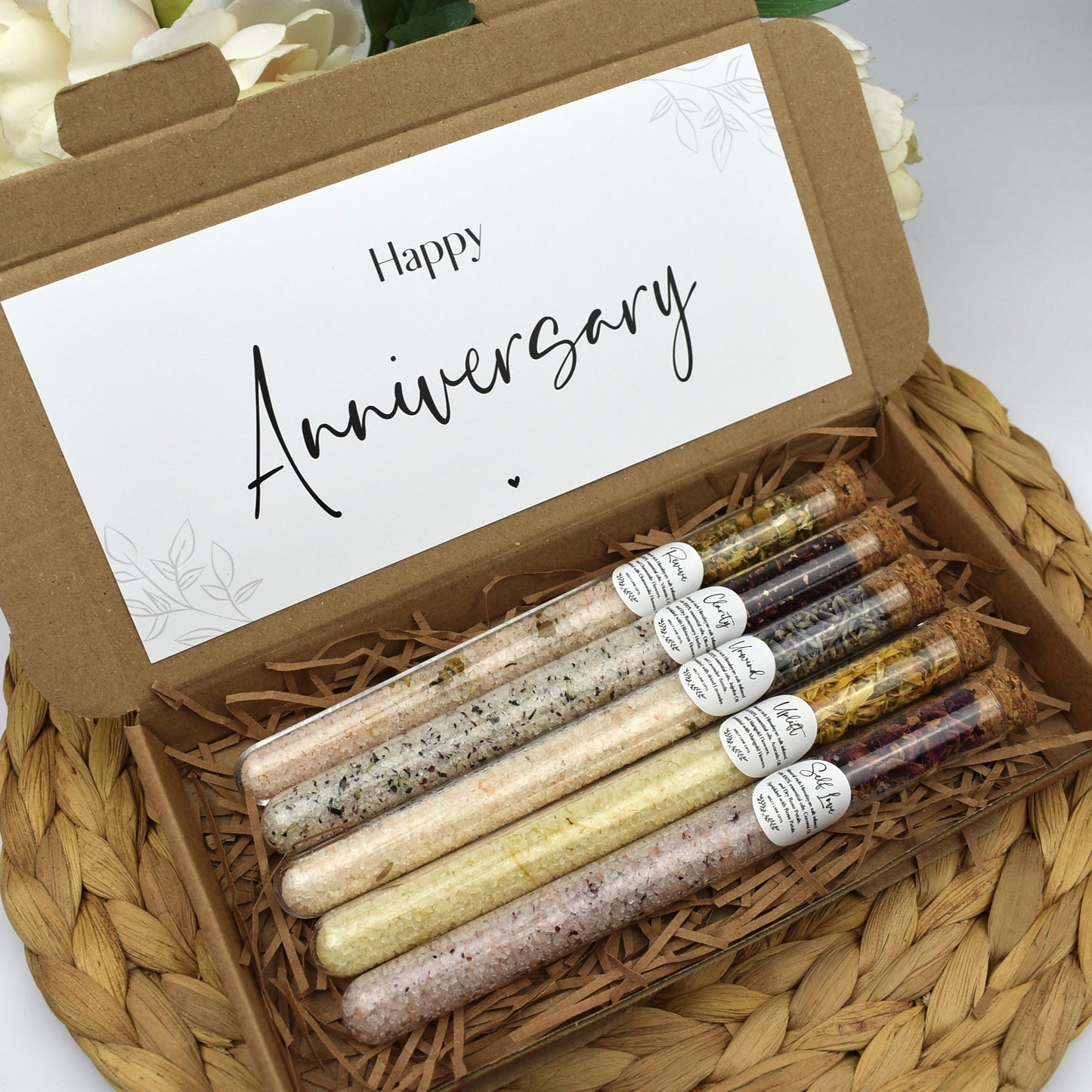 Happy Anniversary Bath Salt Gift Set