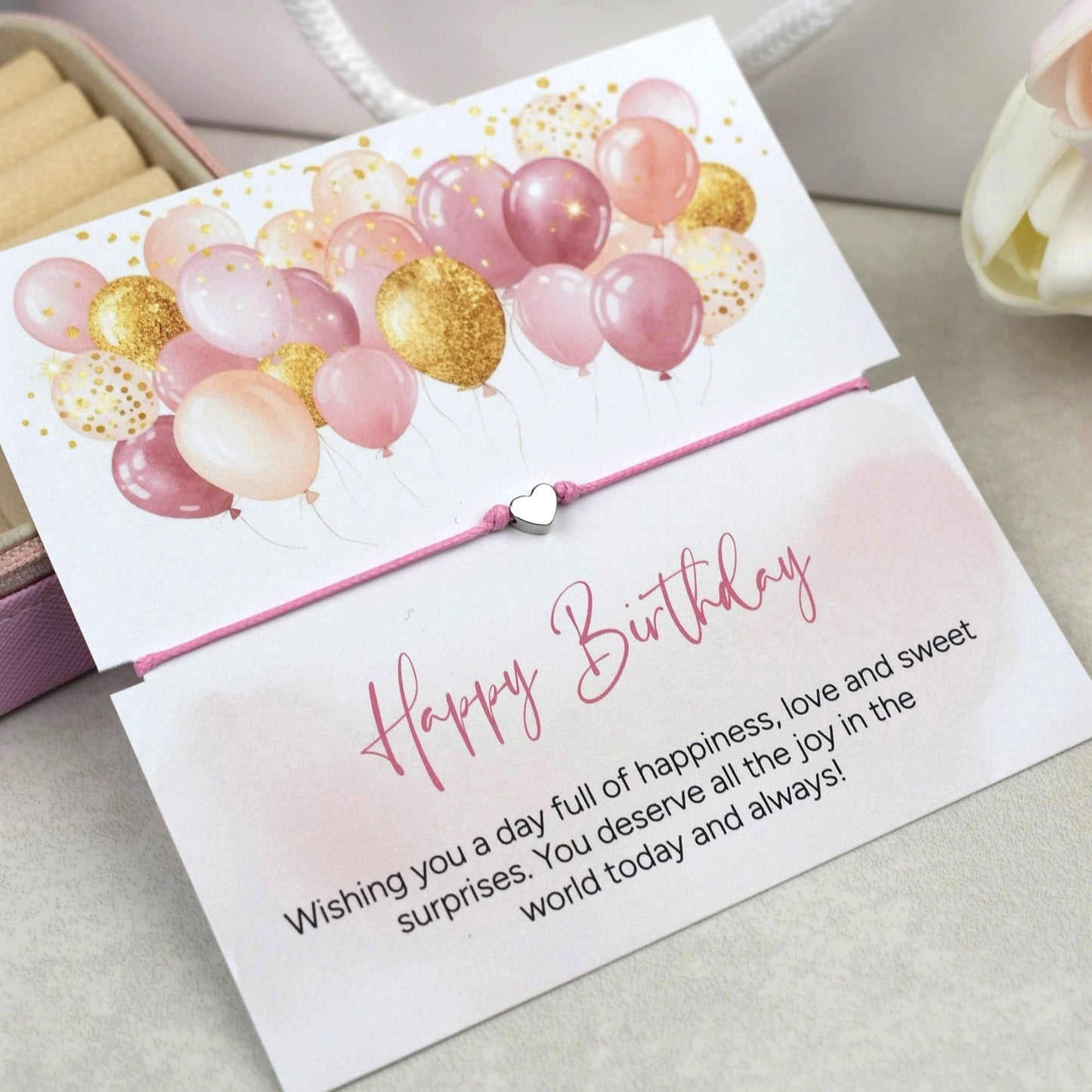Happy Birthday Bracelet For Her | Thoughtful Birthday Gift