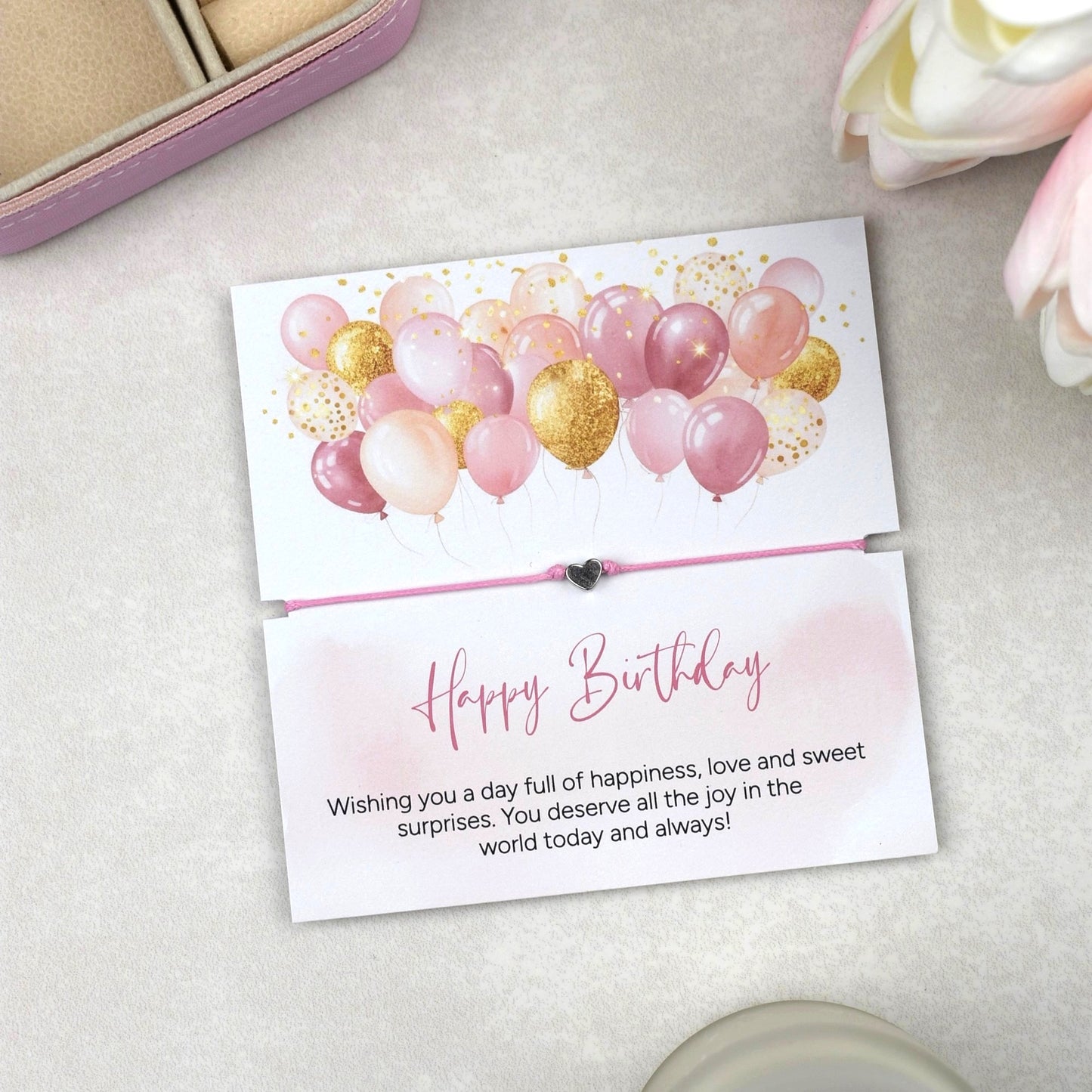 Happy Birthday Bracelet For Her | Thoughtful Birthday Gift