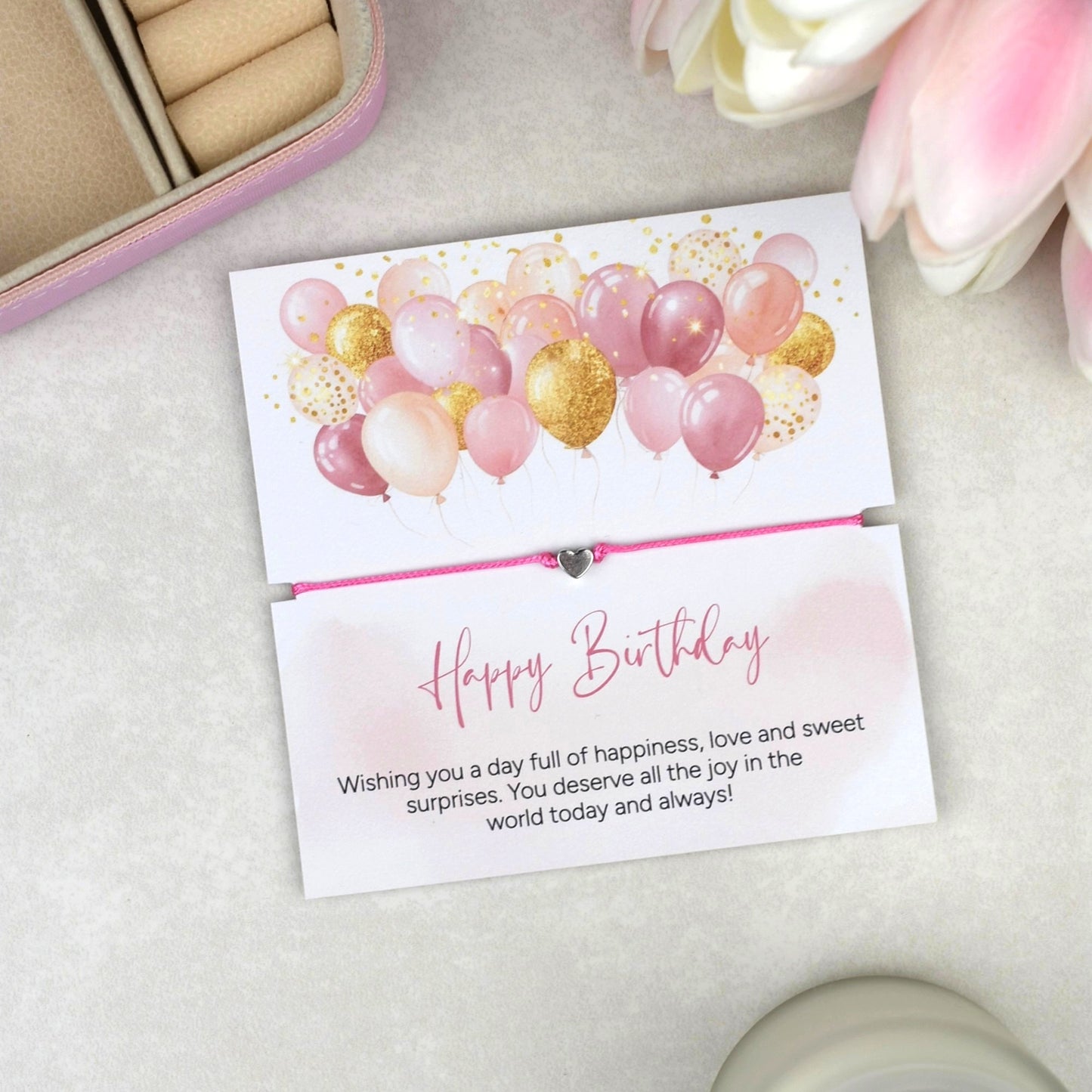 Happy Birthday Bracelet For Her | Thoughtful Birthday Gift