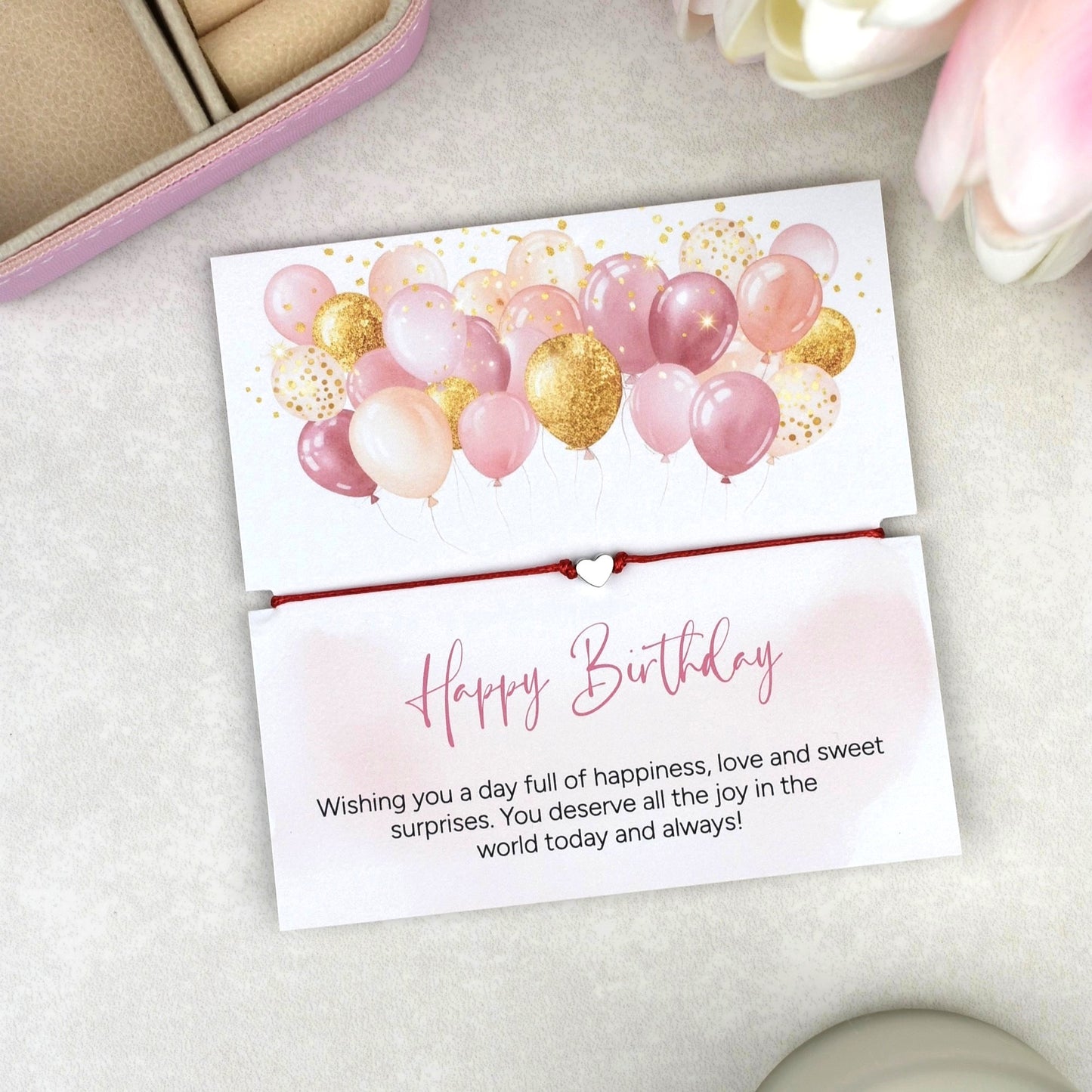 Happy Birthday Bracelet For Her | Thoughtful Birthday Gift