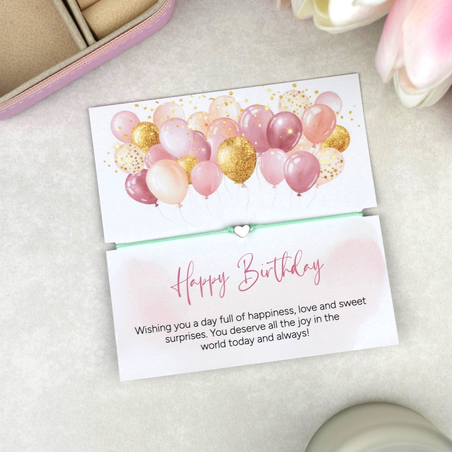 Happy Birthday Bracelet For Her | Thoughtful Birthday Gift
