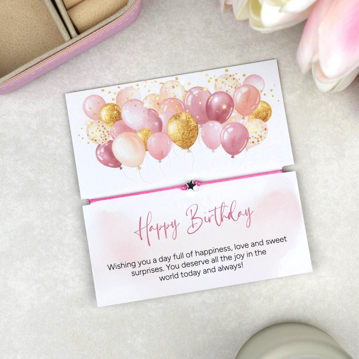 Happy Birthday Bracelet For Her | Thoughtful Birthday Gift