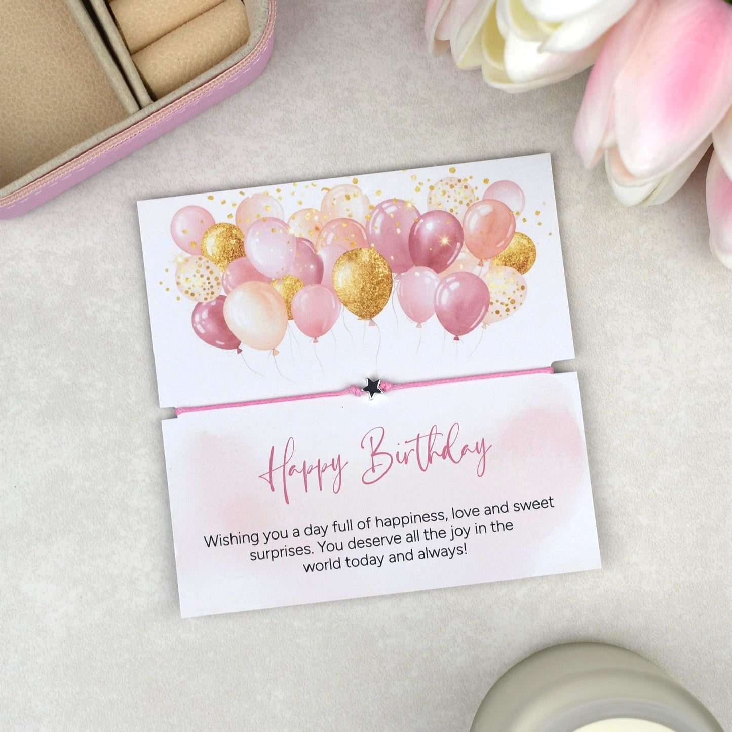 Happy Birthday Bracelet For Her | Thoughtful Birthday Gift