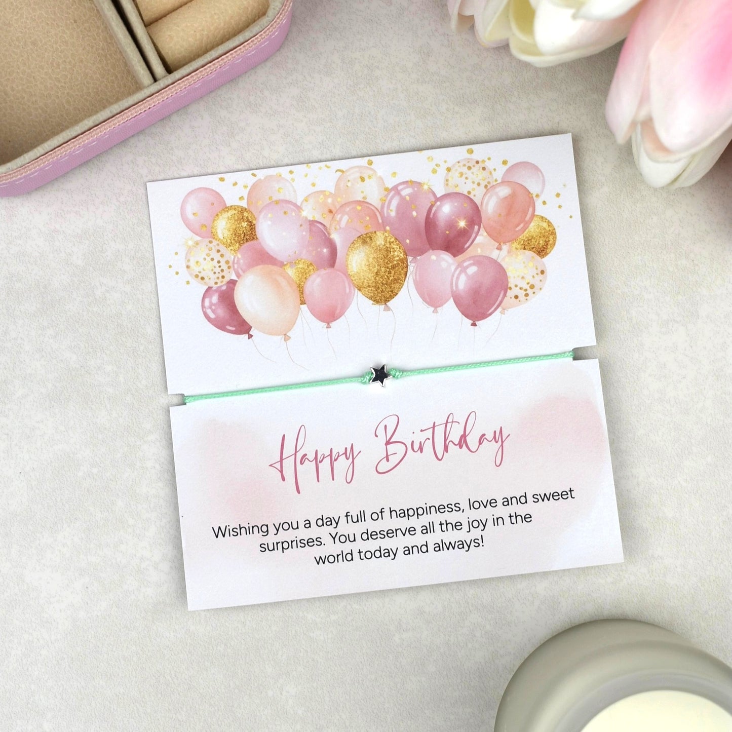 Happy Birthday Bracelet For Her | Thoughtful Birthday Gift