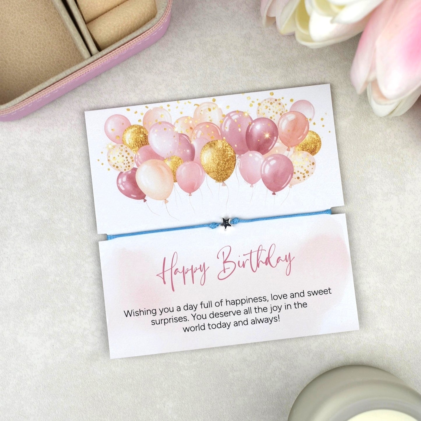 Happy Birthday Bracelet For Her | Thoughtful Birthday Gift
