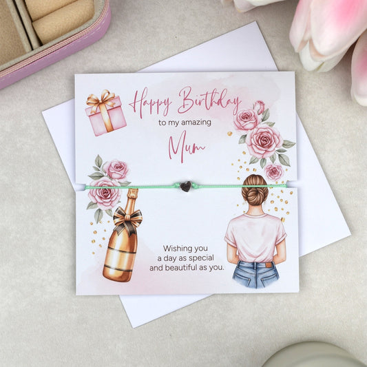 Happy Birthday To My Amazing Mum Bracelet | Mum Birthday Gift