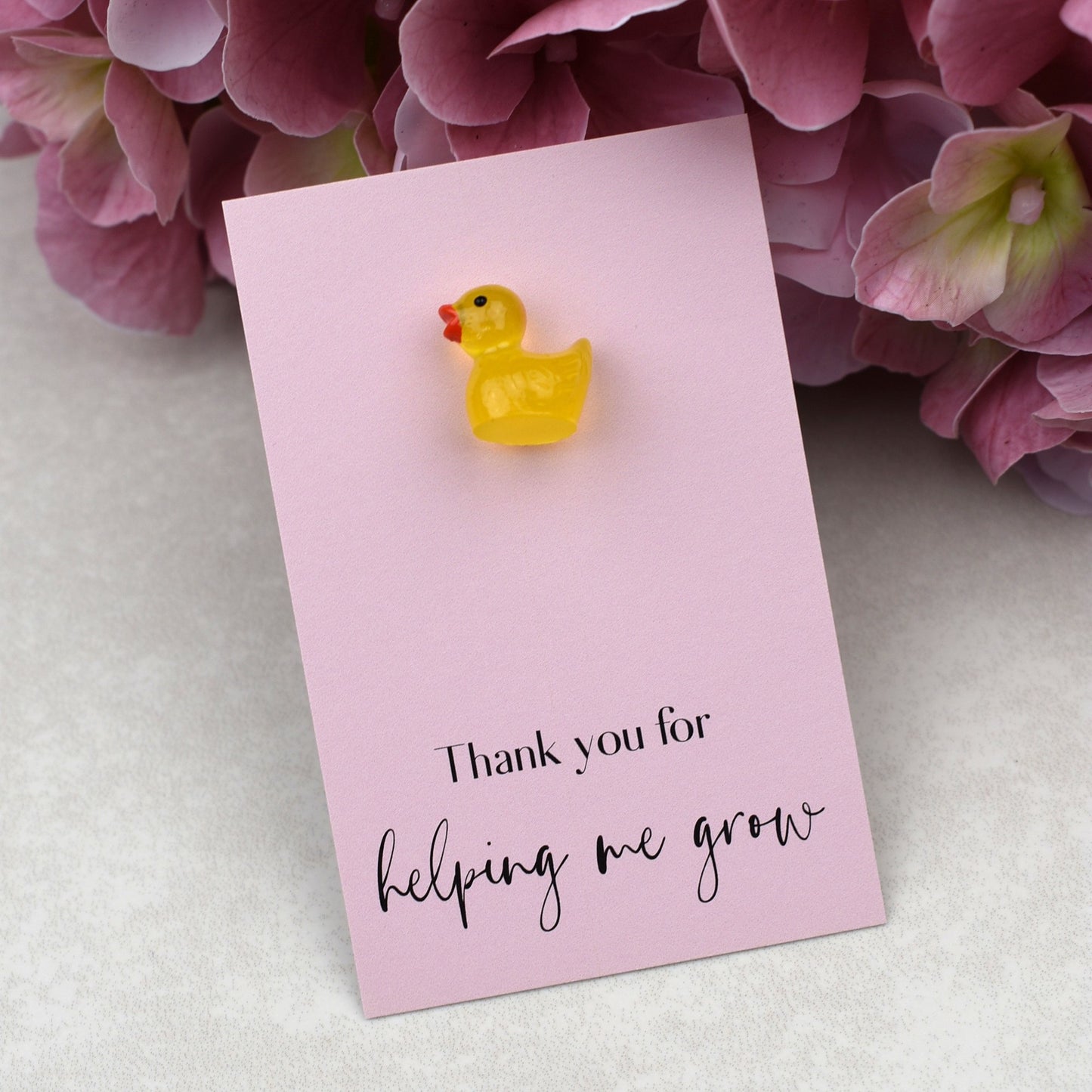 Thank You For Helping Me Grow - Luminous Duck