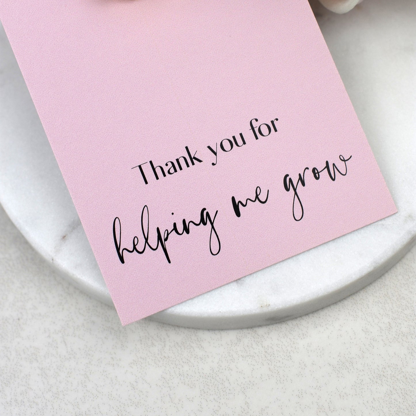 Thank You For Helping Me Grow - Yellow Duck