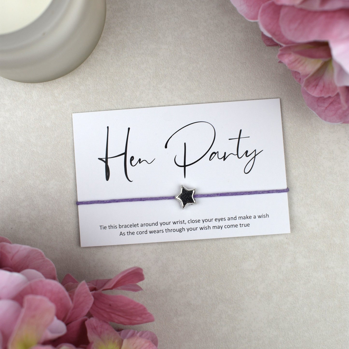 CLEARANCE - Hen Party Wish Bracelet