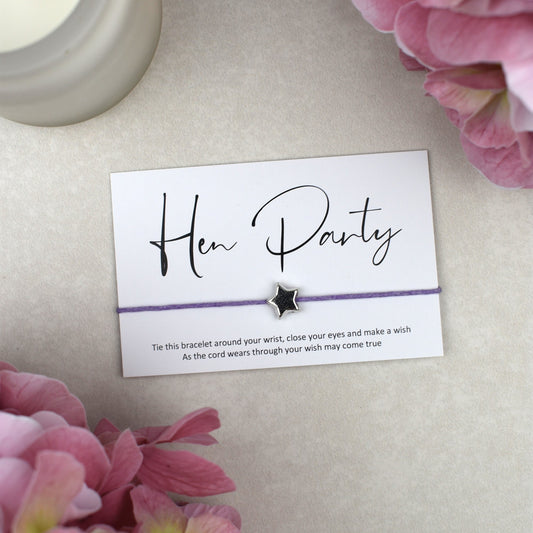 CLEARANCE - Hen Party Wish Bracelet