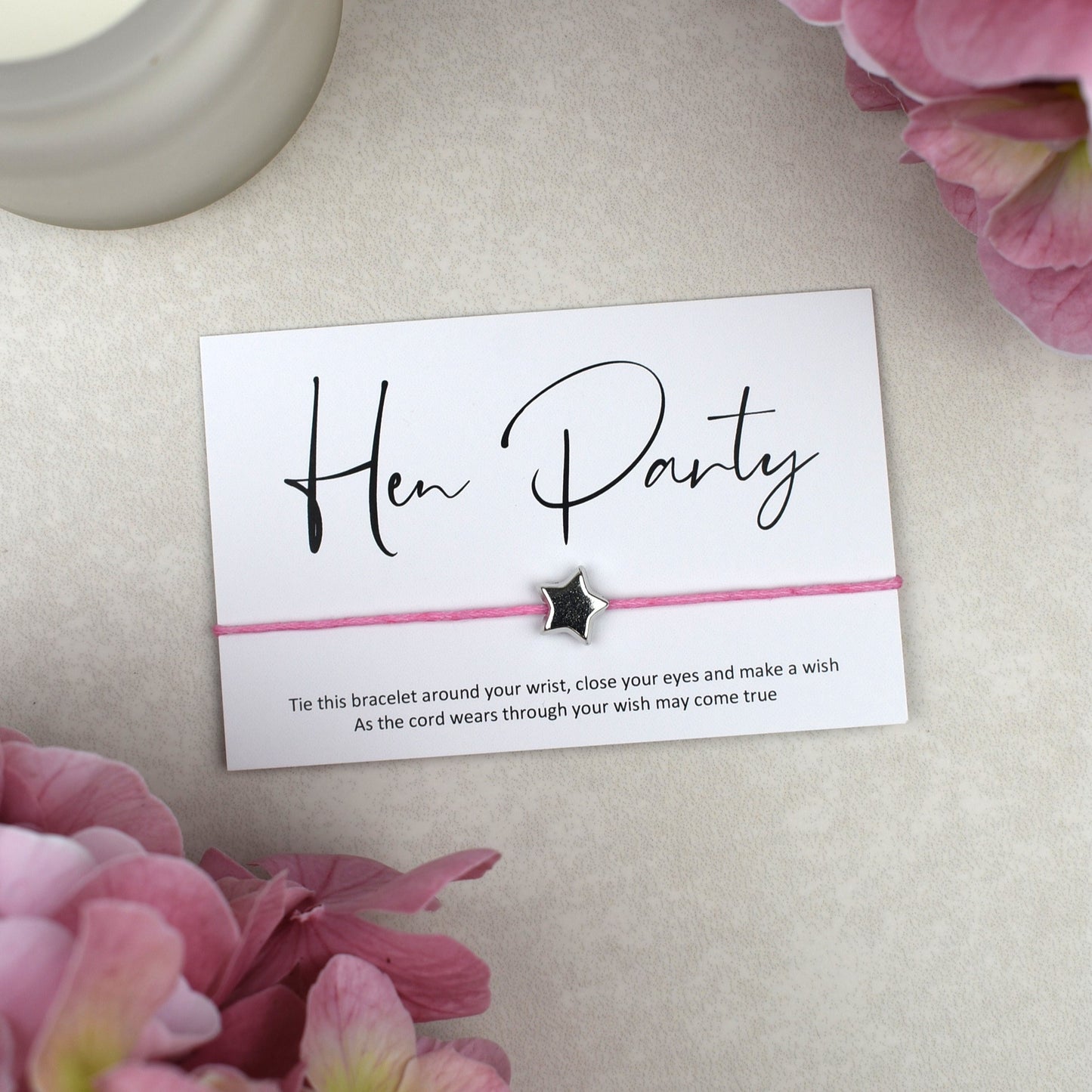 CLEARANCE - Hen Party Wish Bracelet