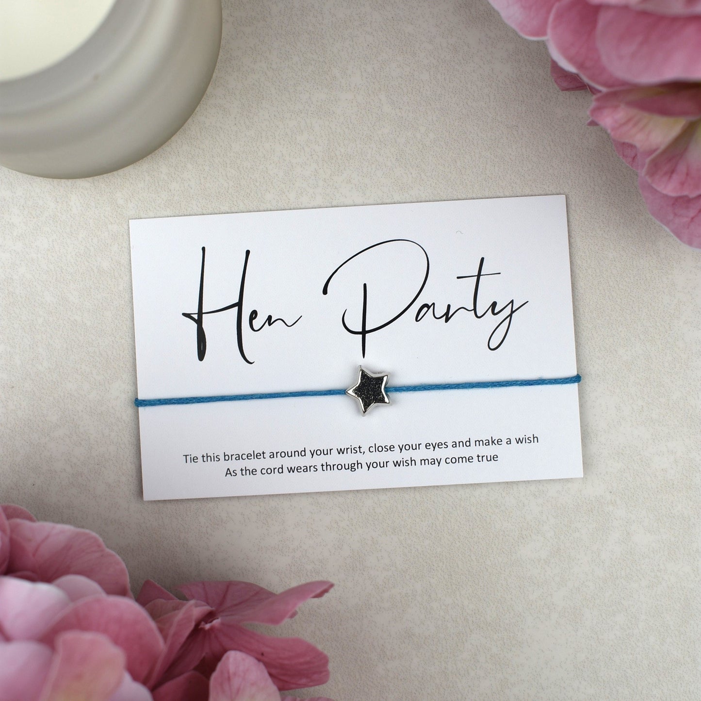 CLEARANCE - Hen Party Wish Bracelet