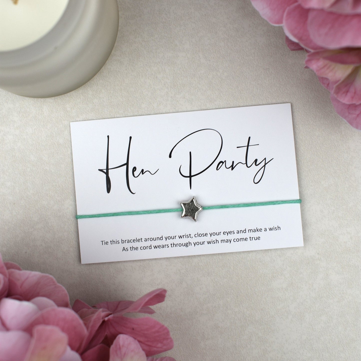CLEARANCE - Hen Party Wish Bracelet