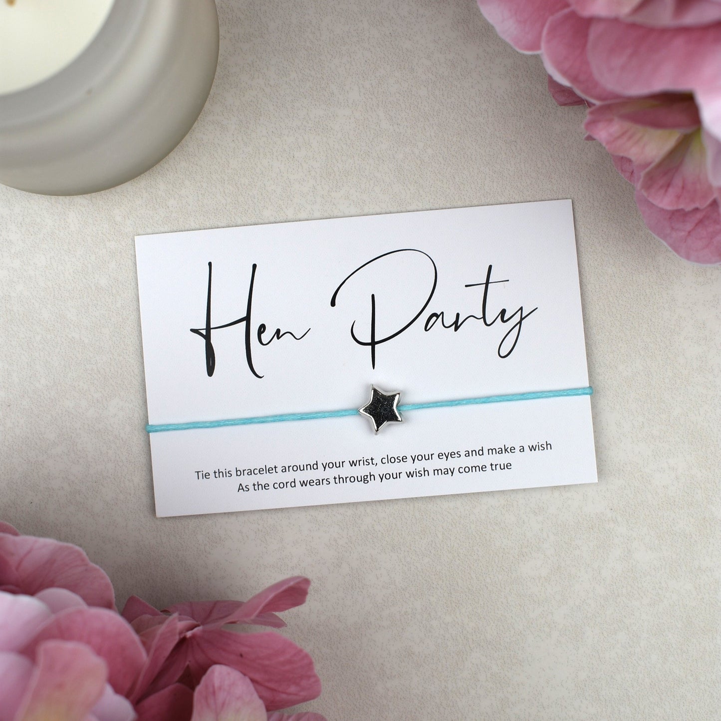 CLEARANCE - Hen Party Wish Bracelet
