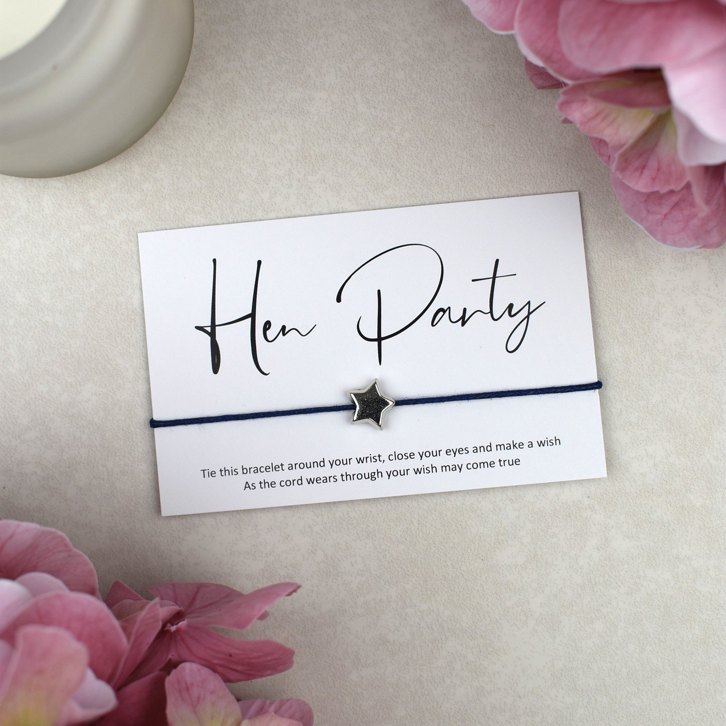 CLEARANCE - Hen Party Wish Bracelet