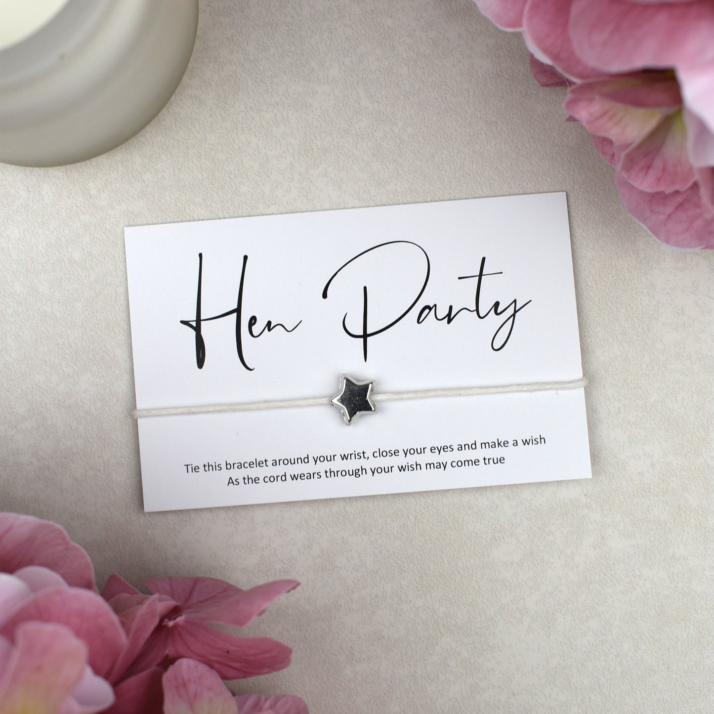 CLEARANCE - Hen Party Wish Bracelet
