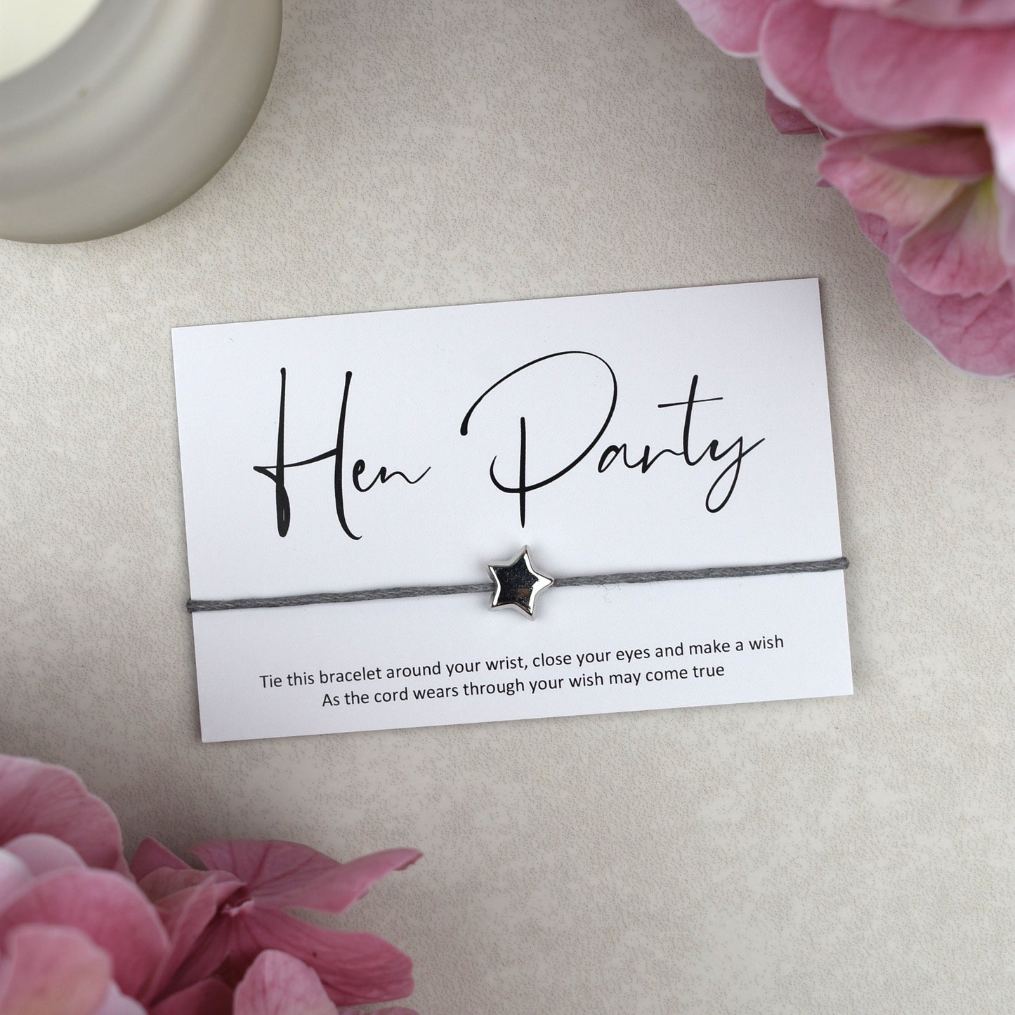 CLEARANCE - Hen Party Wish Bracelet