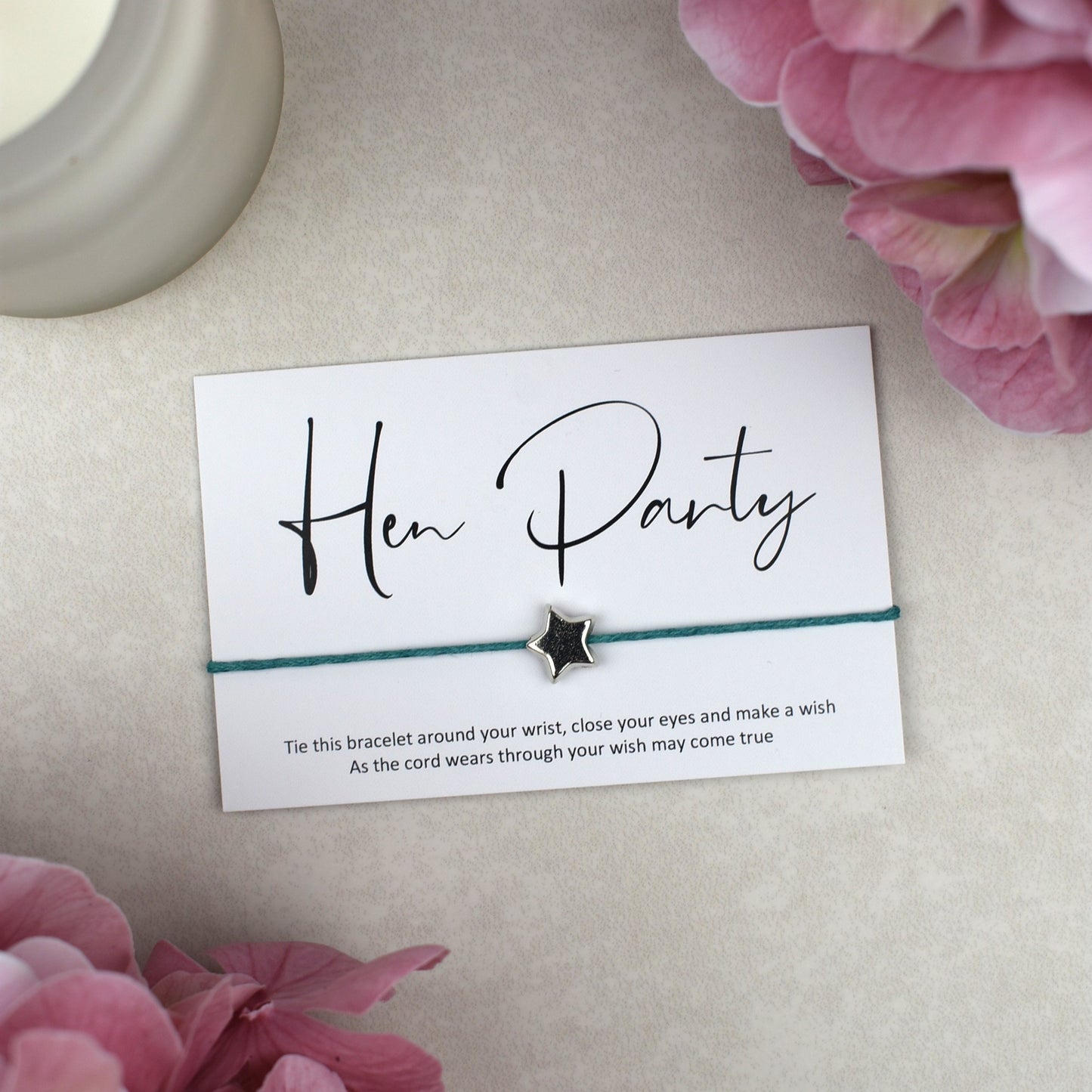 CLEARANCE - Hen Party Wish Bracelet