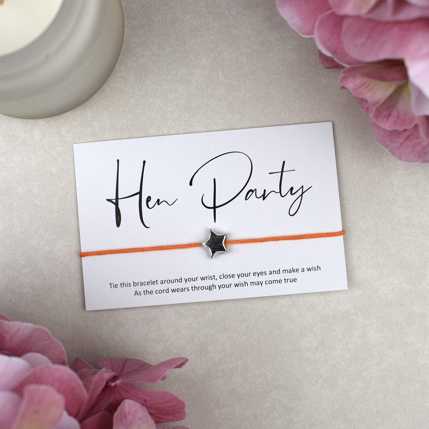 CLEARANCE - Hen Party Wish Bracelet
