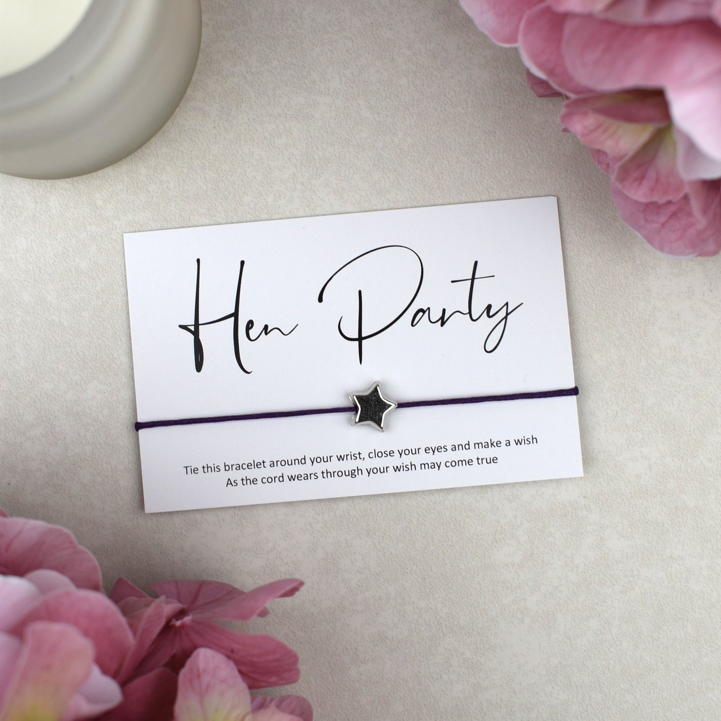 CLEARANCE - Hen Party Wish Bracelet