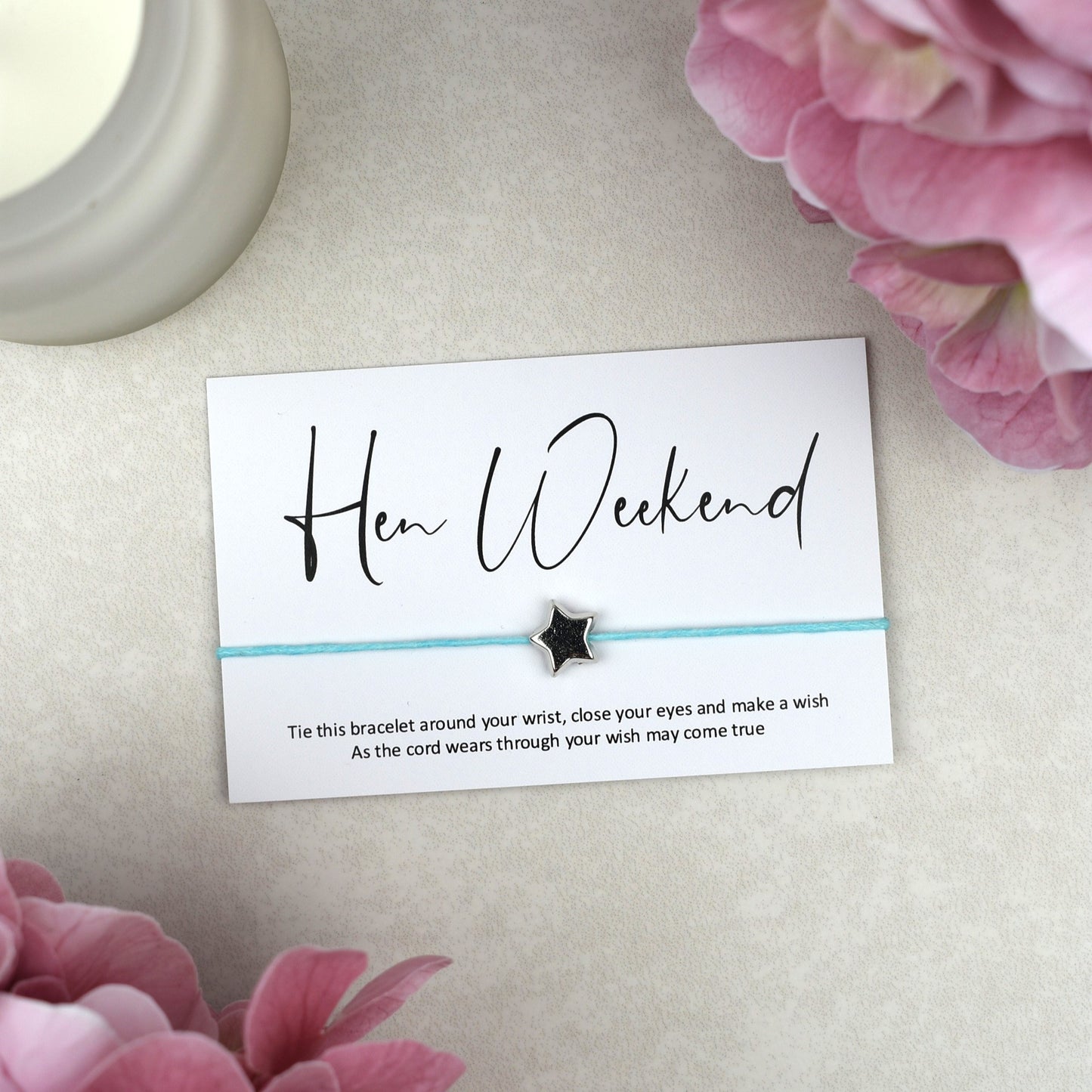 CLEARANCE - Hen Weekend Wish Bracelet