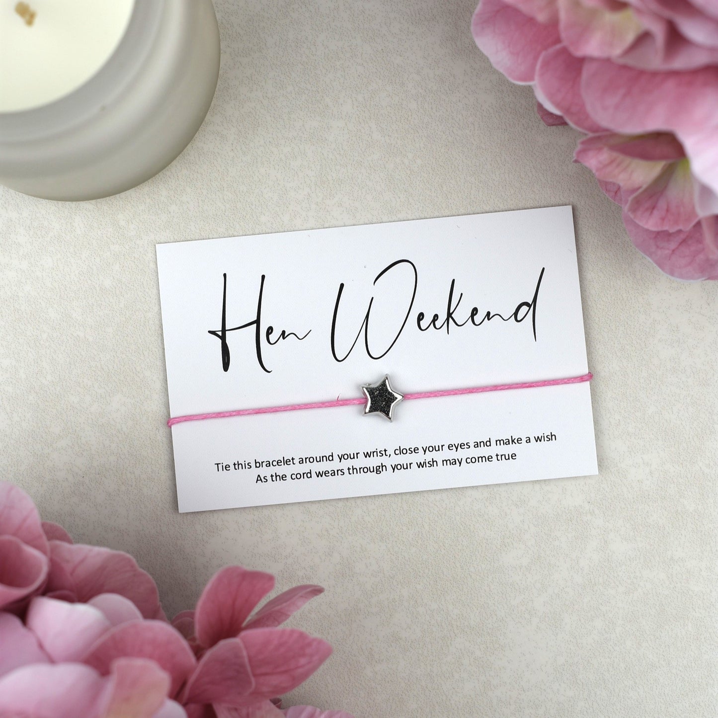 CLEARANCE - Hen Weekend Wish Bracelet