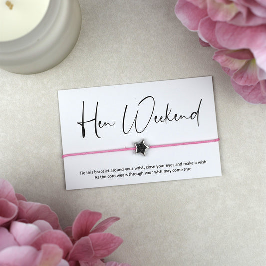 CLEARANCE - Hen Weekend Wish Bracelet