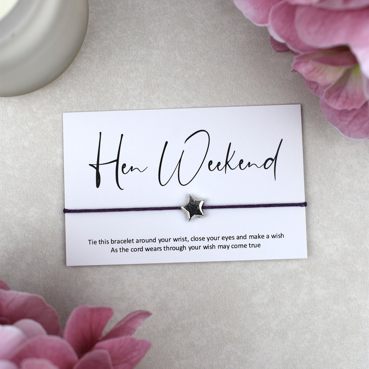 CLEARANCE - Hen Weekend Wish Bracelet