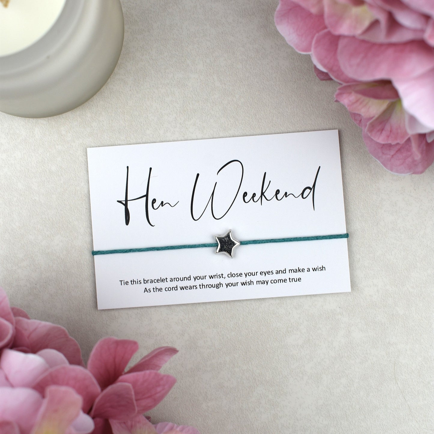 CLEARANCE - Hen Weekend Wish Bracelet