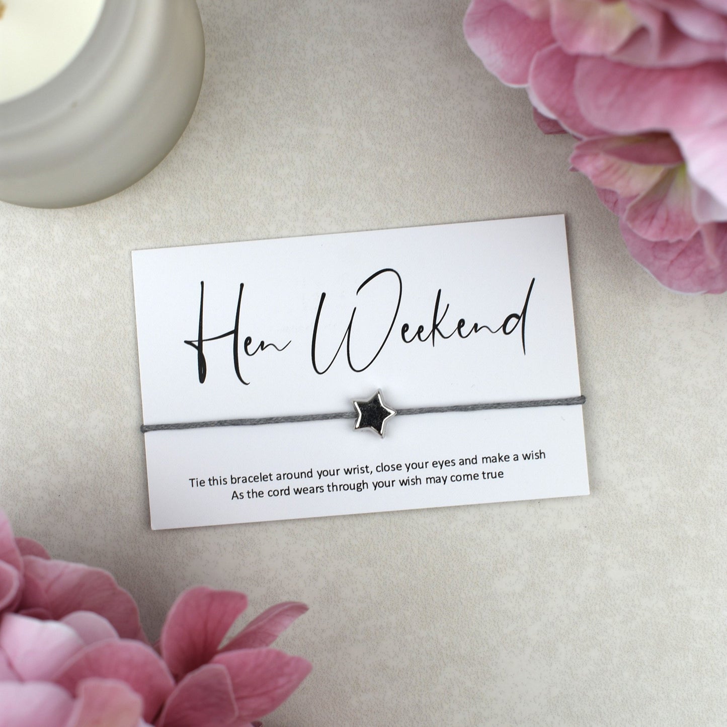 CLEARANCE - Hen Weekend Wish Bracelet