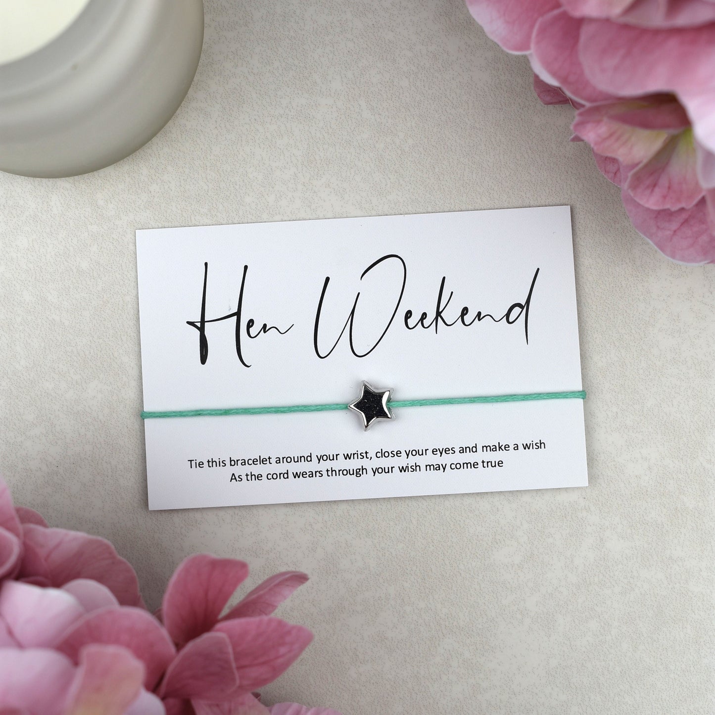 CLEARANCE - Hen Weekend Wish Bracelet