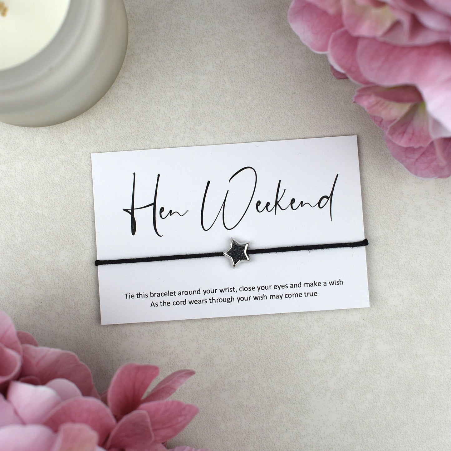 CLEARANCE - Hen Weekend Wish Bracelet