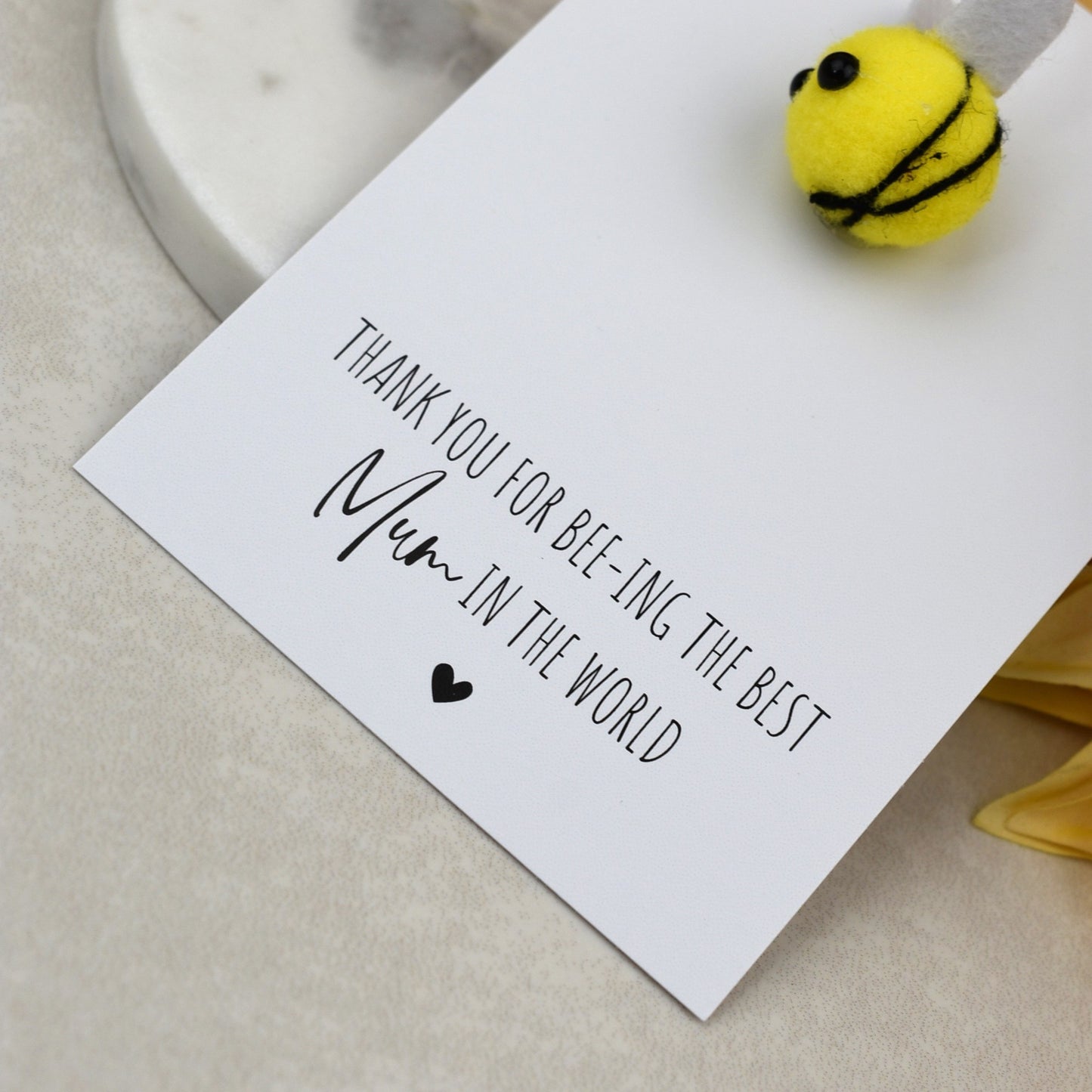 CLEARANCE - Thank You For Being The Best Mum Bee | Mother's Day Gift