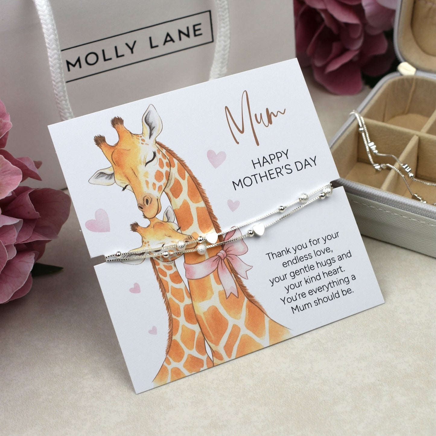 Mother’s Day Gift Heart Bracelet | Happy Mother’s Day Bracelet